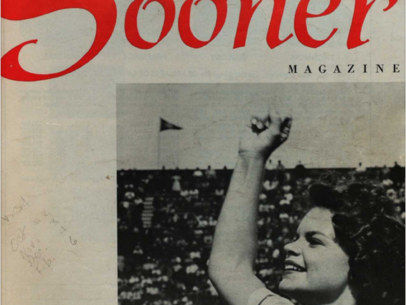 A cover of Sooner Magazine