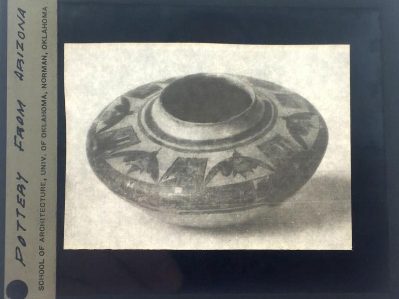 A photograph of pottery